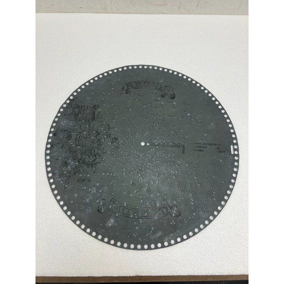 Regina Porter Other - REGINA MUSIC BOX DISC 15 1/2" Daddy Would Not Buy Me a Bow-Bow metal antique old